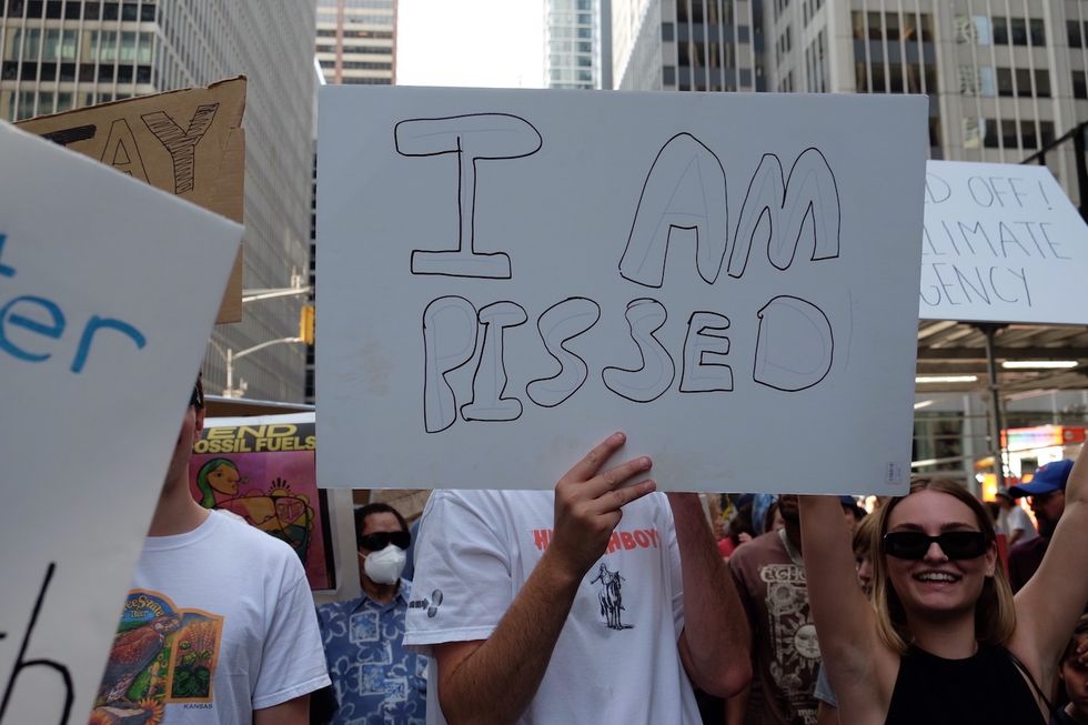 Protest sign