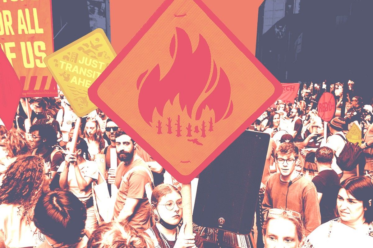 The New York climate march.