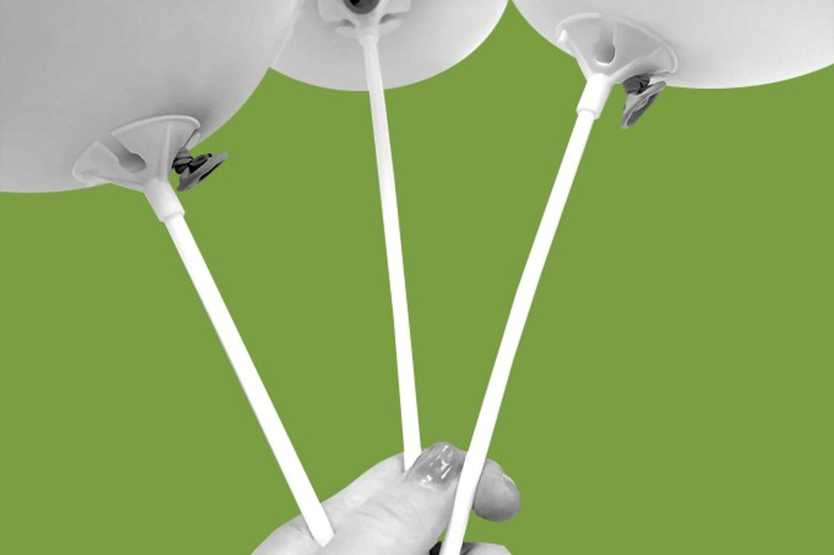 Balloon sticks.
