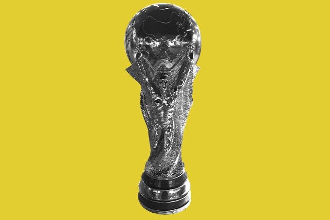The World Cup trophy.
