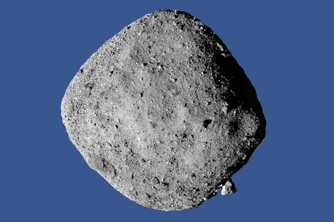 Asteroid Bennu.