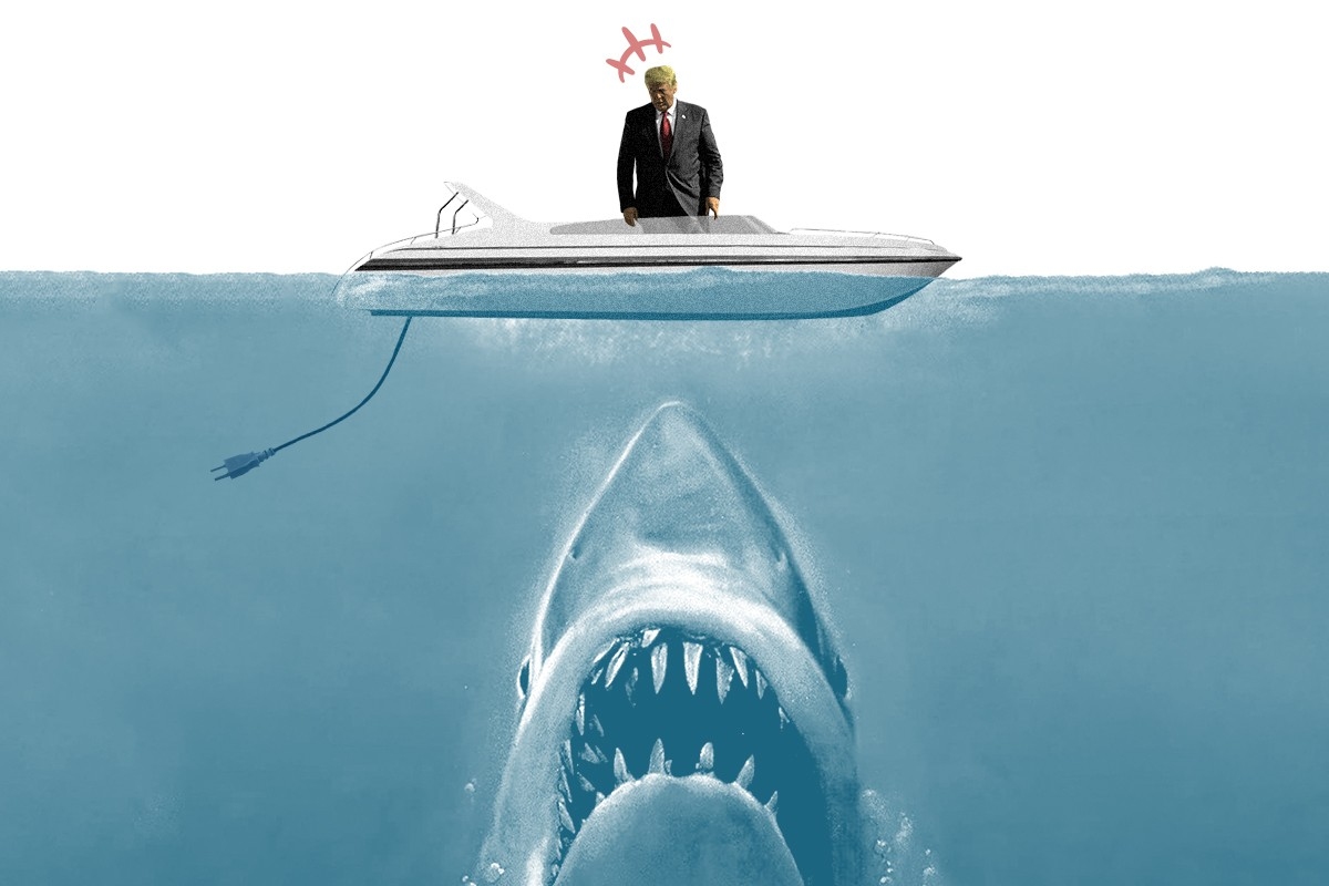 Donald Trump and Jaws.