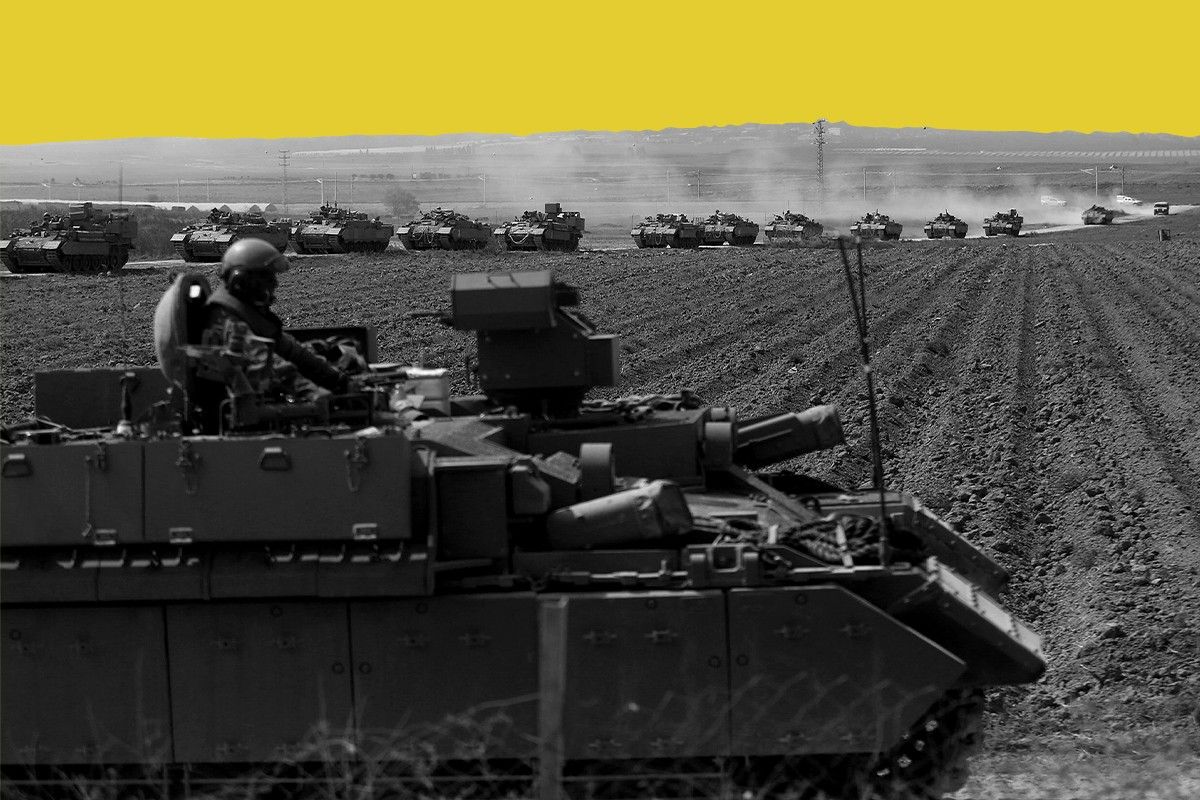 Israeli tanks.