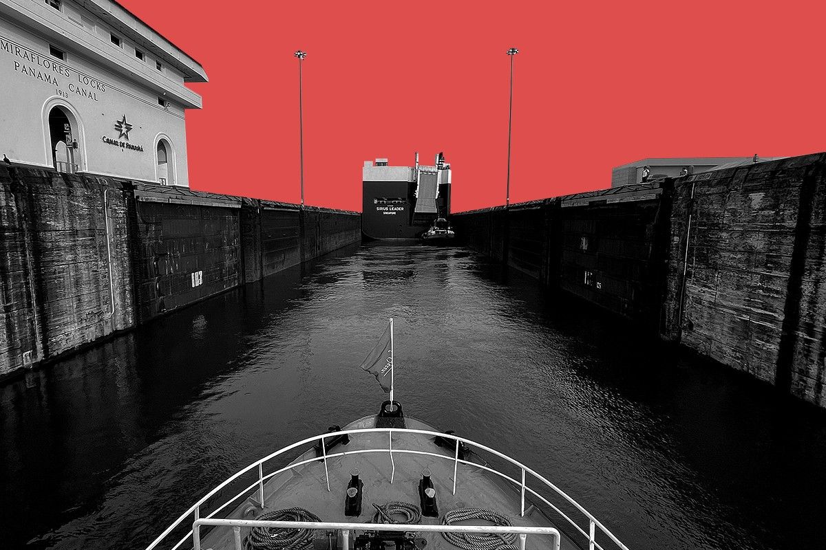 The Panama Canal.