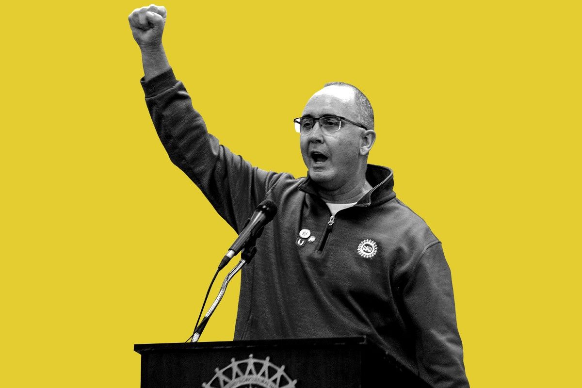 UAW president Shawn Fain.