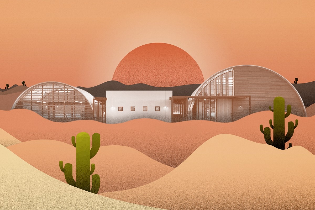 Auto Camp in the Mojave.