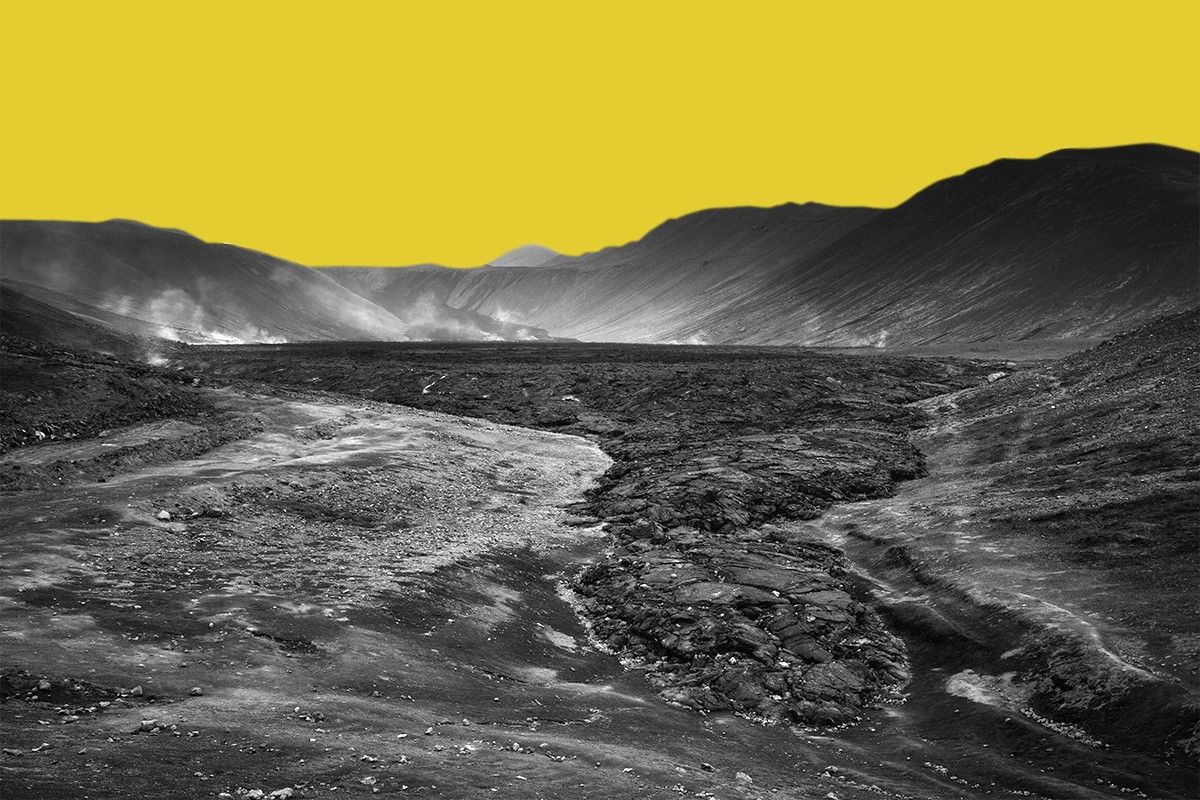 The Fagradalsfjall Volcano.