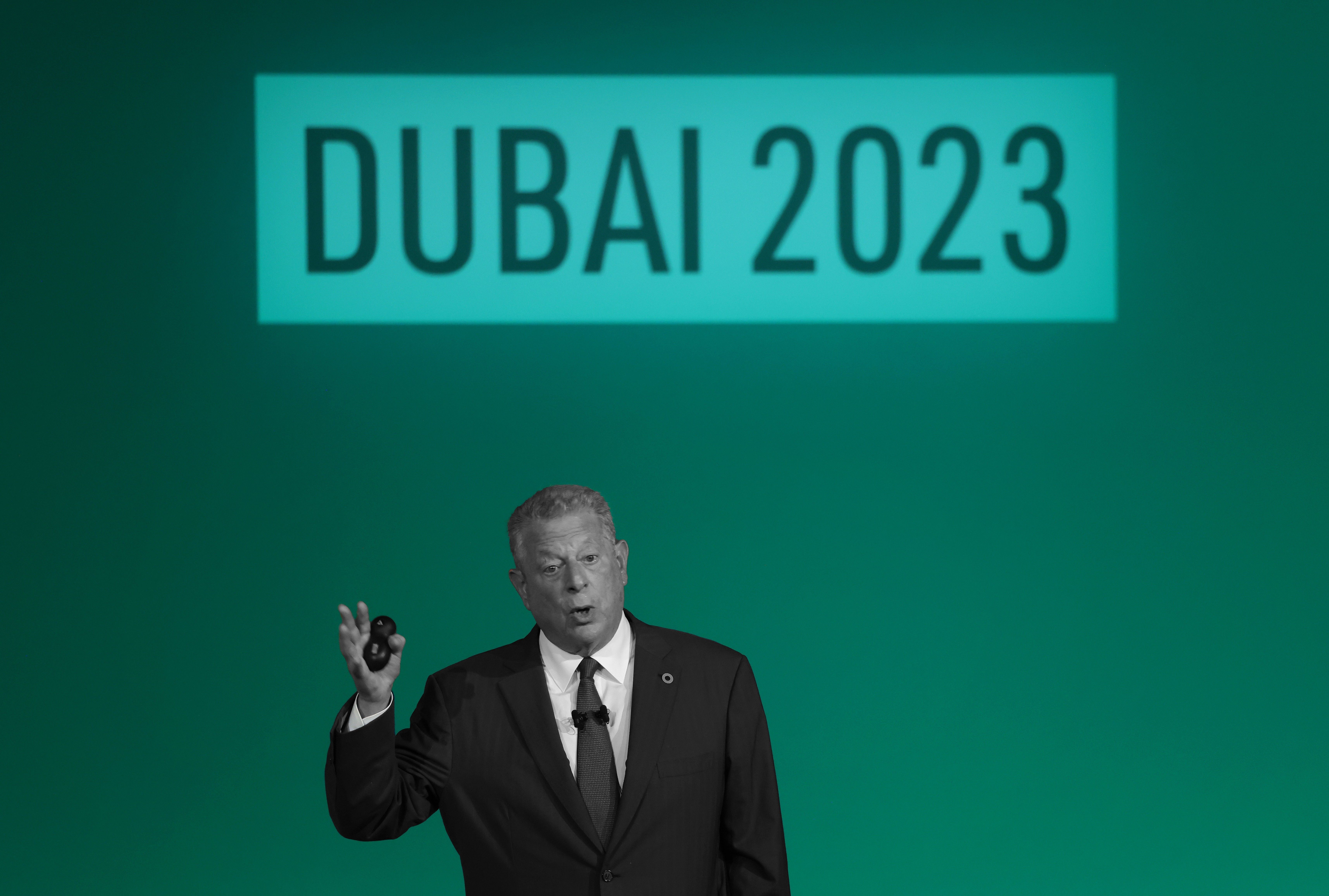 Former Vice President Al Gore at COP28.
