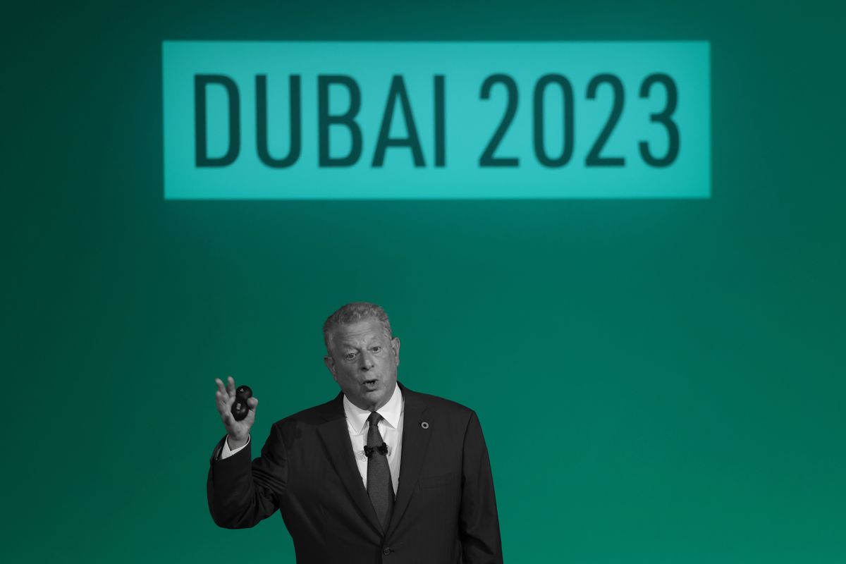 Former Vice President Al Gore at COP28.