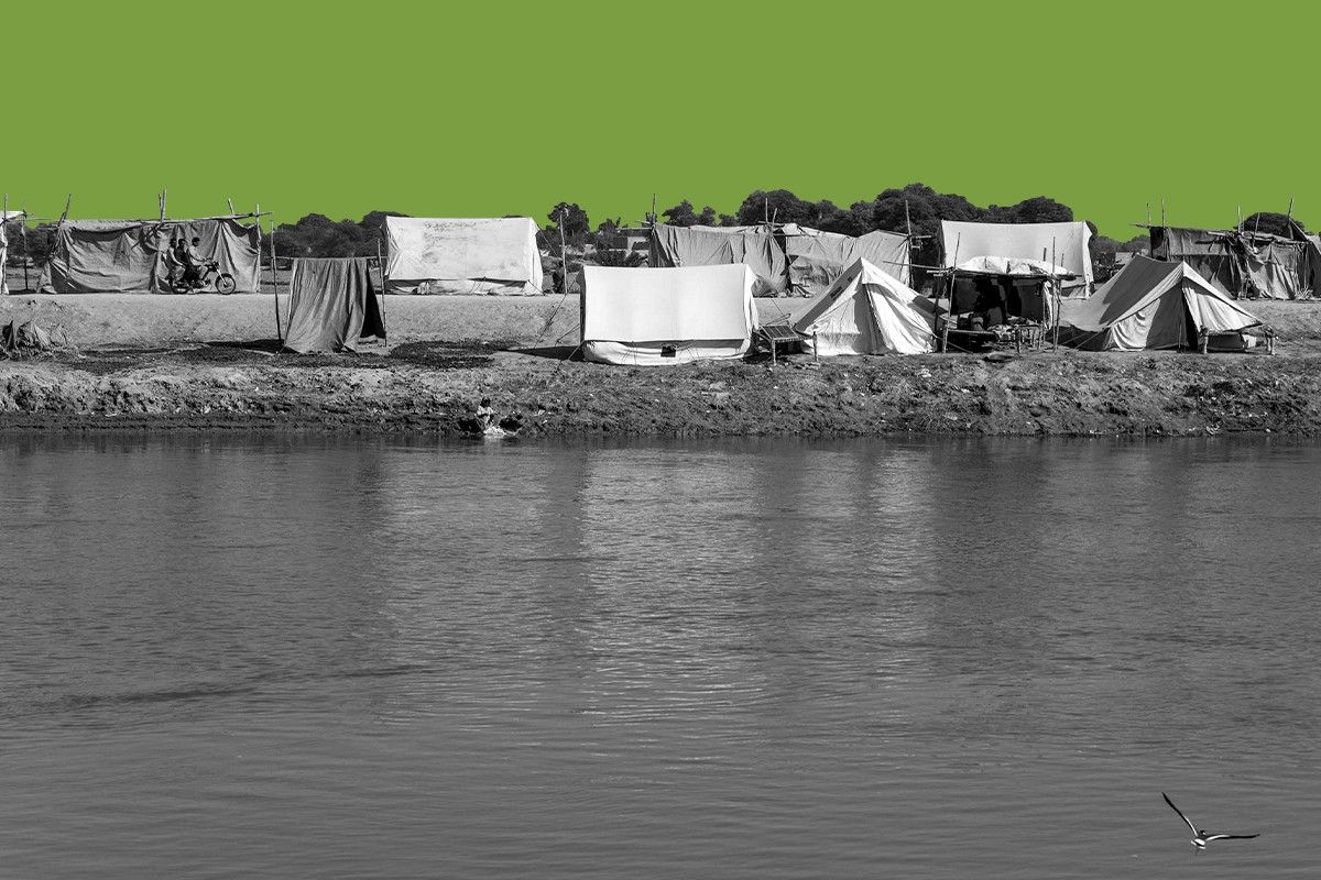 Flooding in Pakistan.