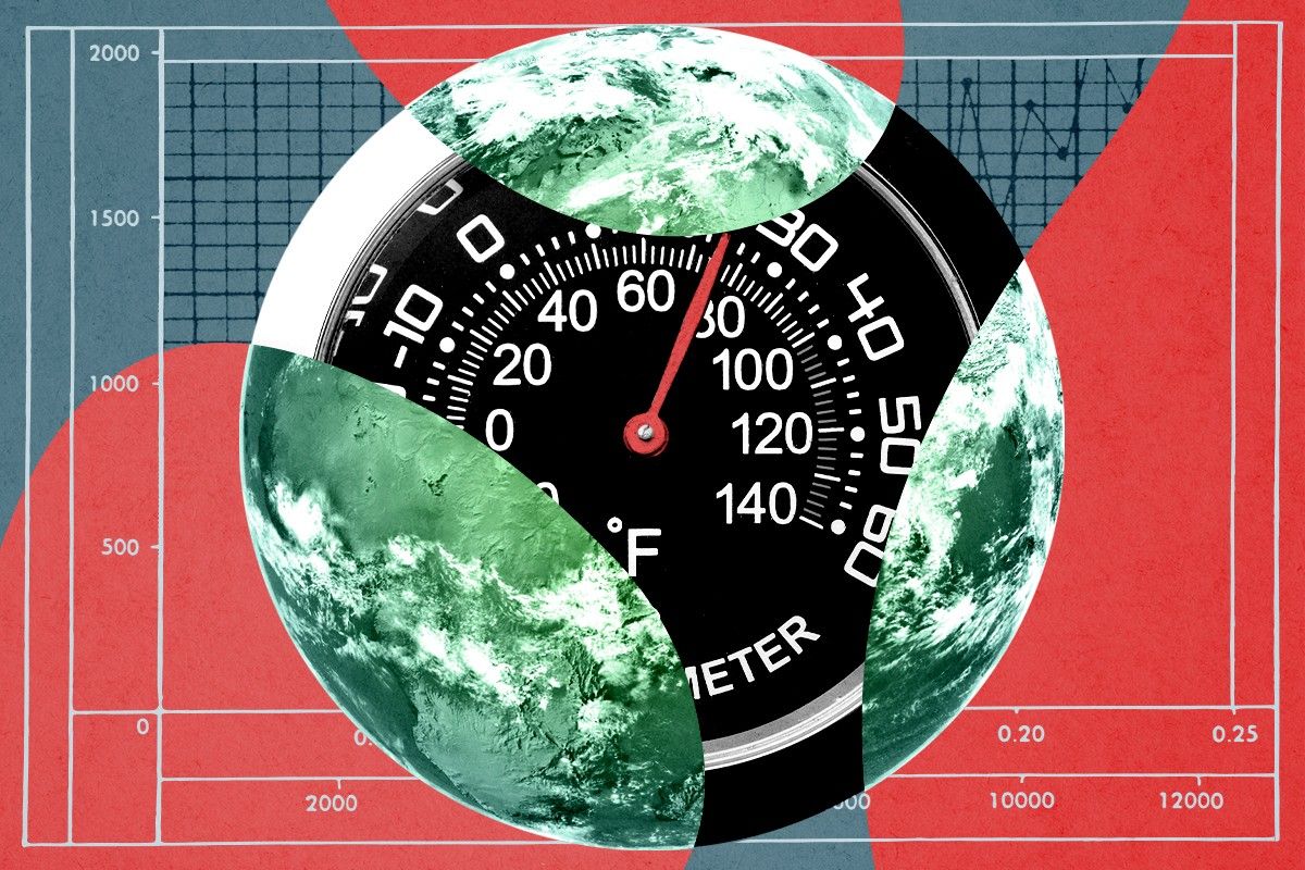 Earth and a thermometer.
