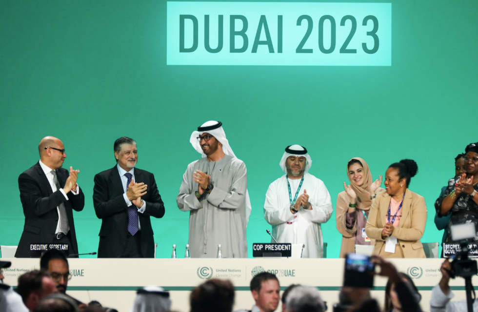 Applause at COP28