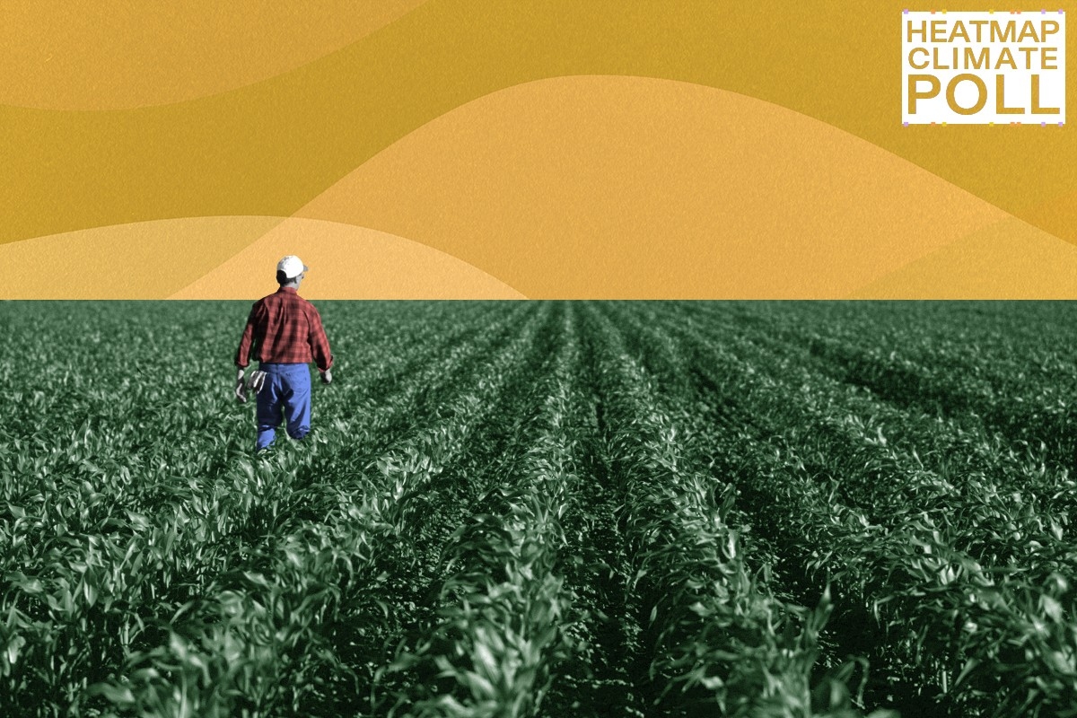 A farmer looking at smoke.