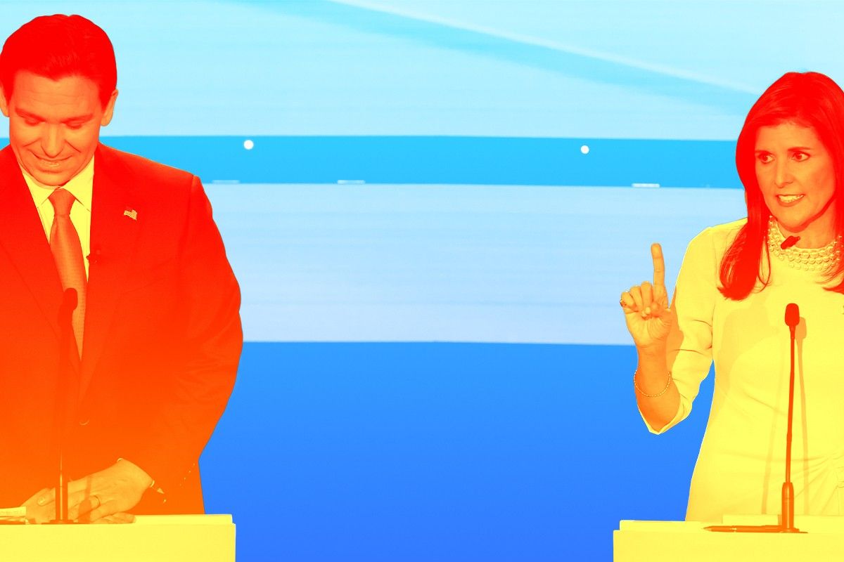 Ron DeSantis and Nikki Haley.