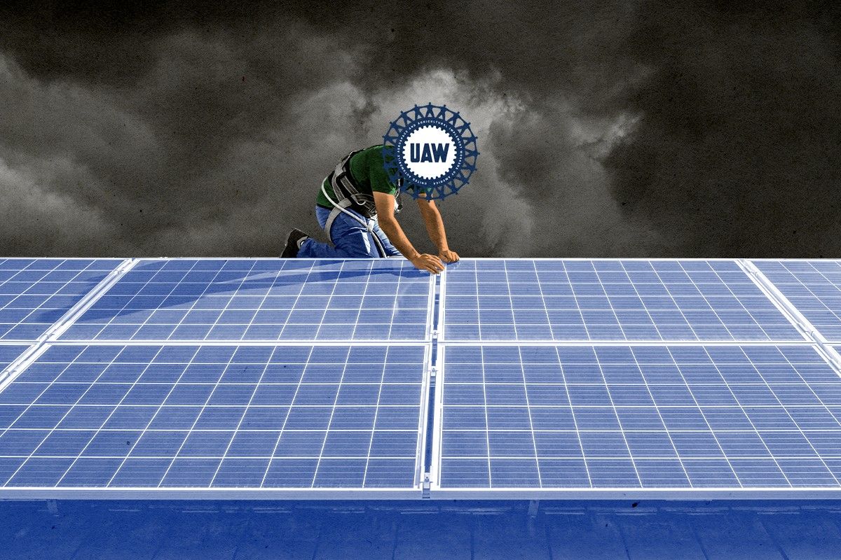 A solar panel installer.