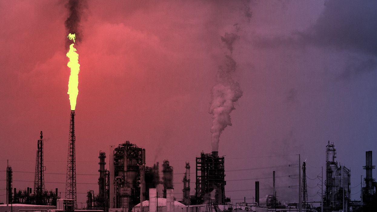 A Louisiana petroleum refinery.