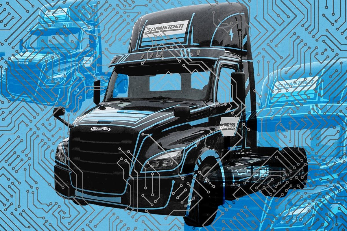 An EV truck.
