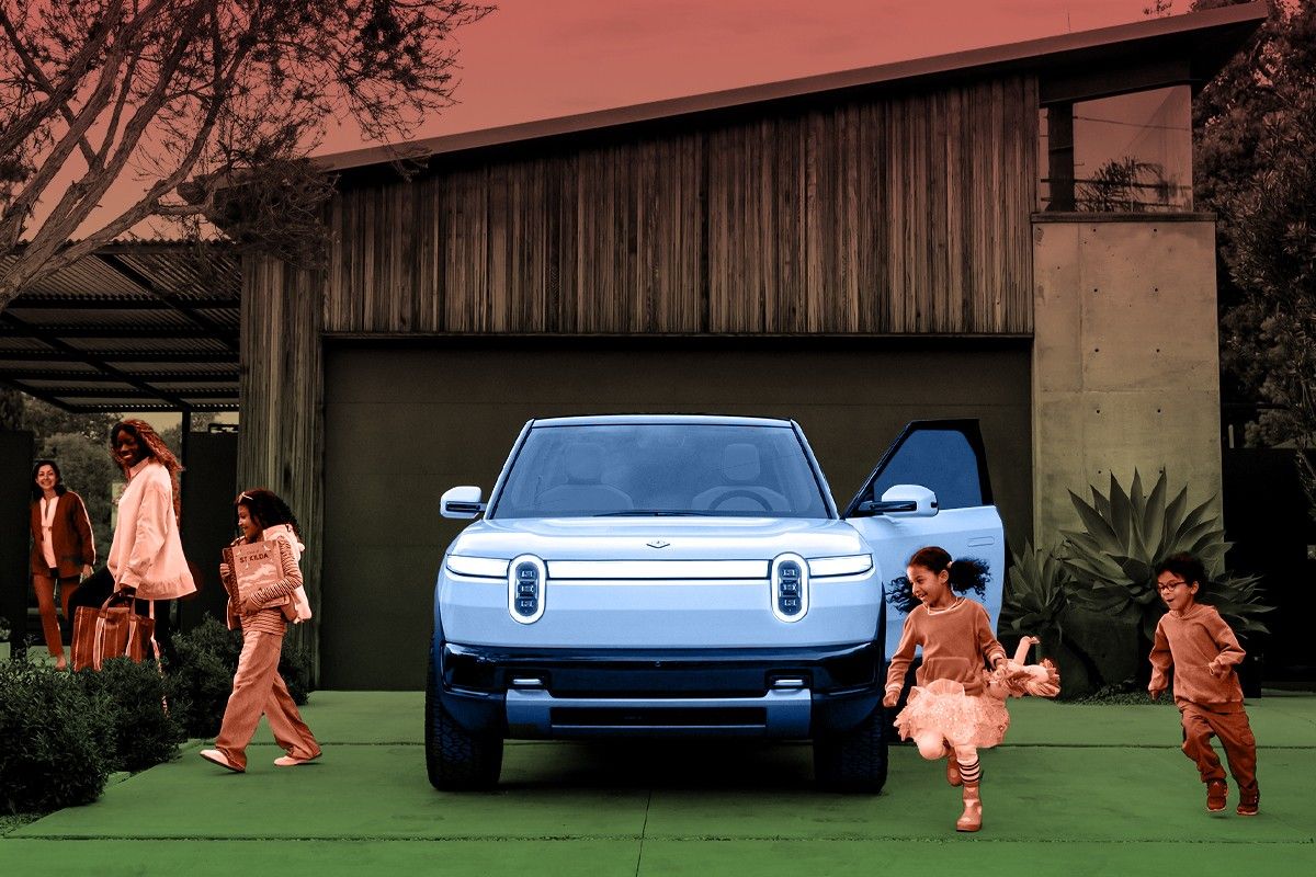 The Rivian R2.