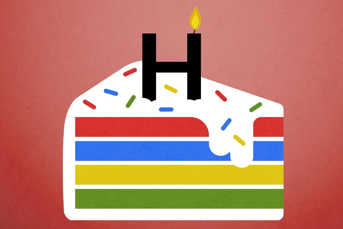 A slice of Heatmap cake.