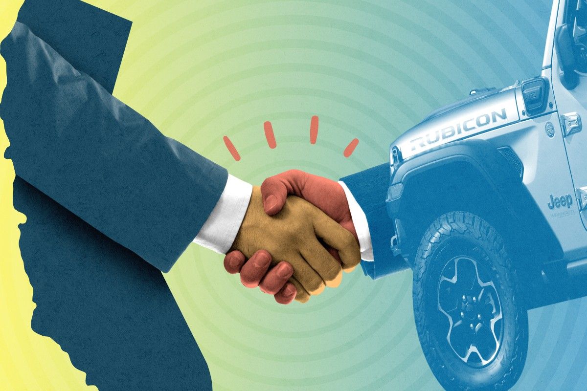 A California handshake.
