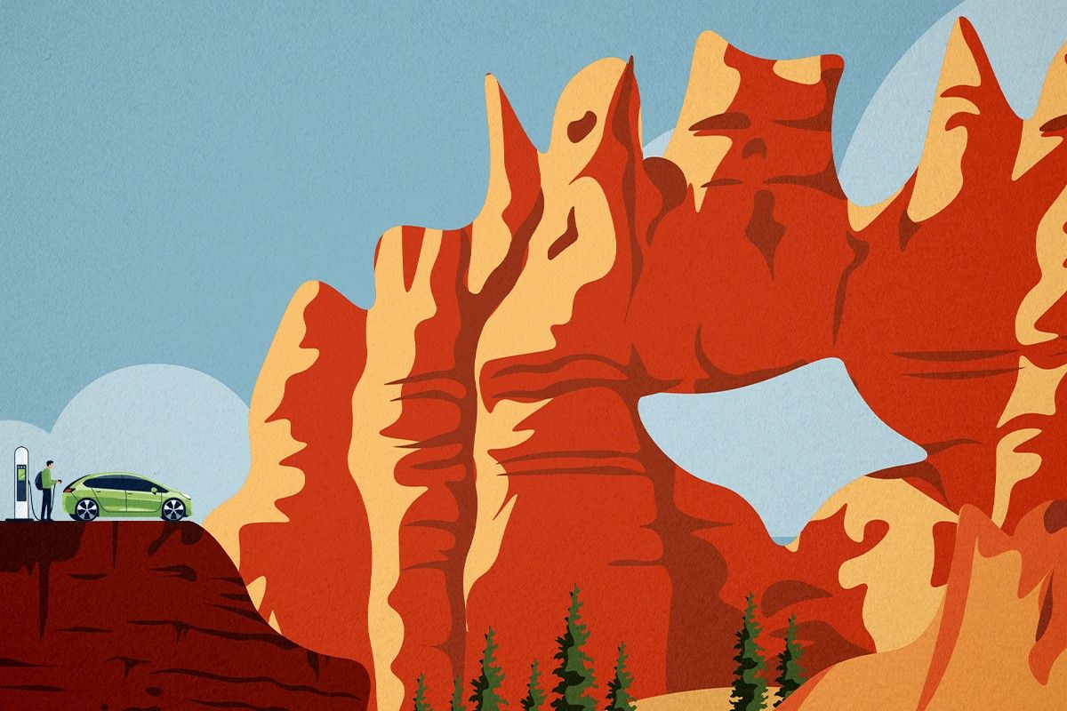 An EV at Bryce Canyon.