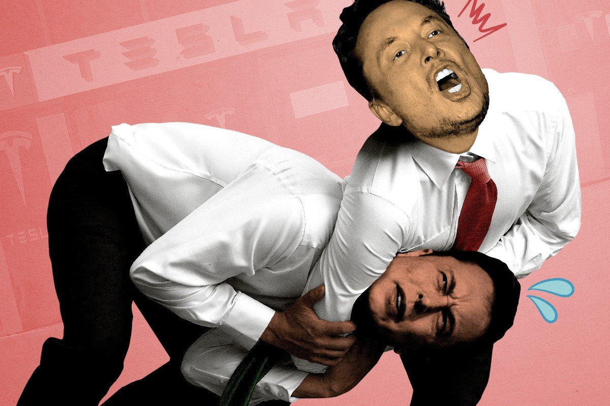 Elon Musk fighting Elon Musk.