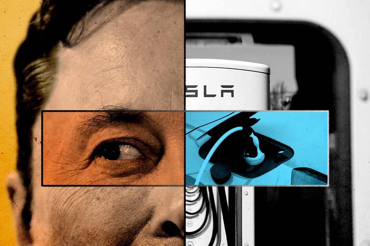 Elon Musk and Tesla Superchargers.