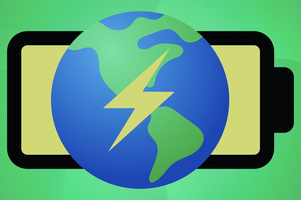 Earth and a battery.