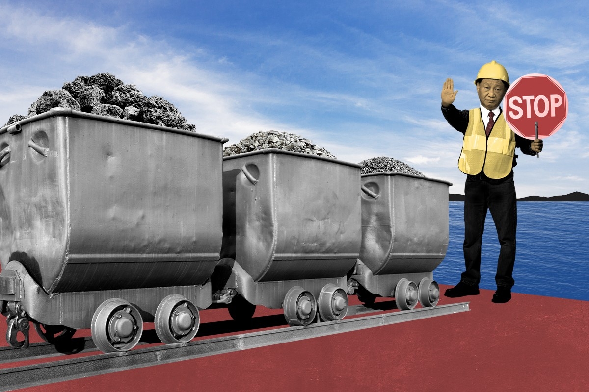 Xi Jinping stopping mineral shipments.