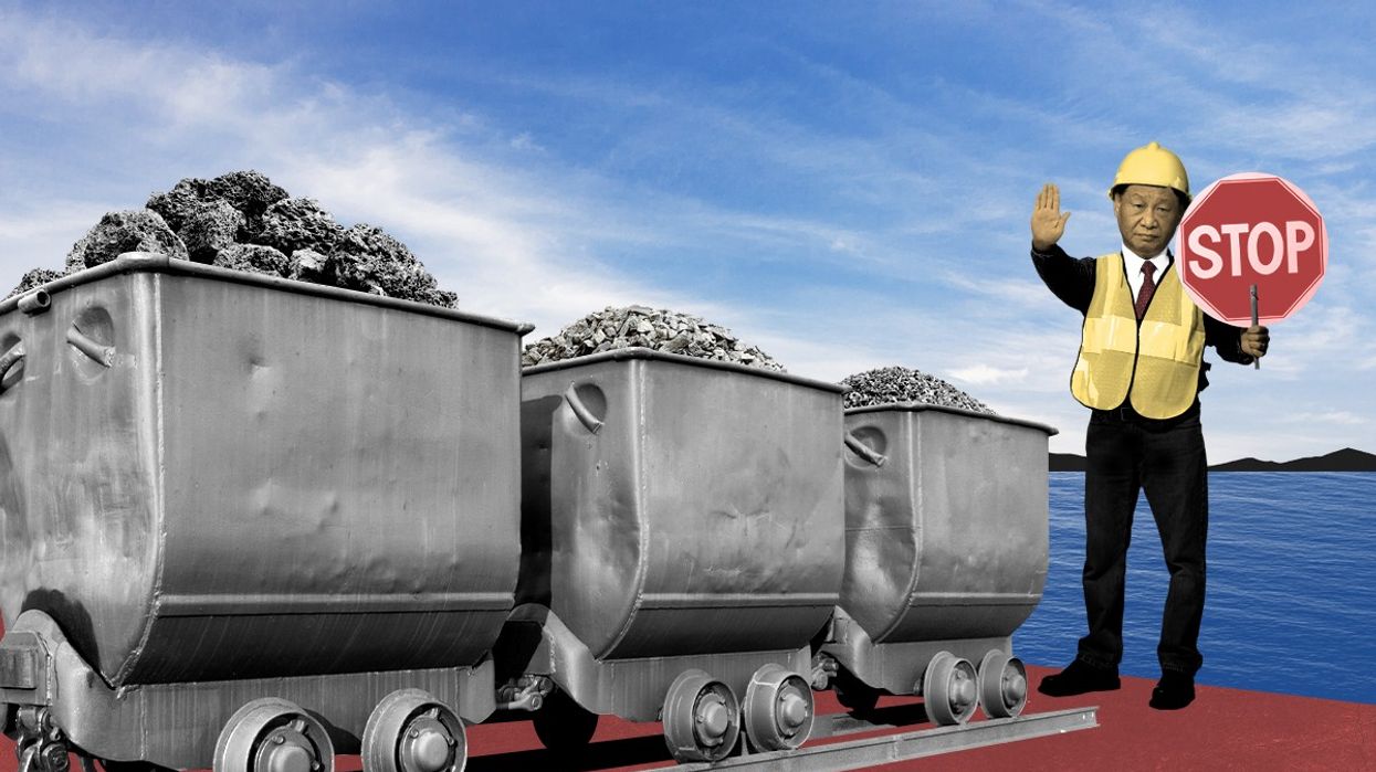 Xi Jinping stopping mineral shipments.