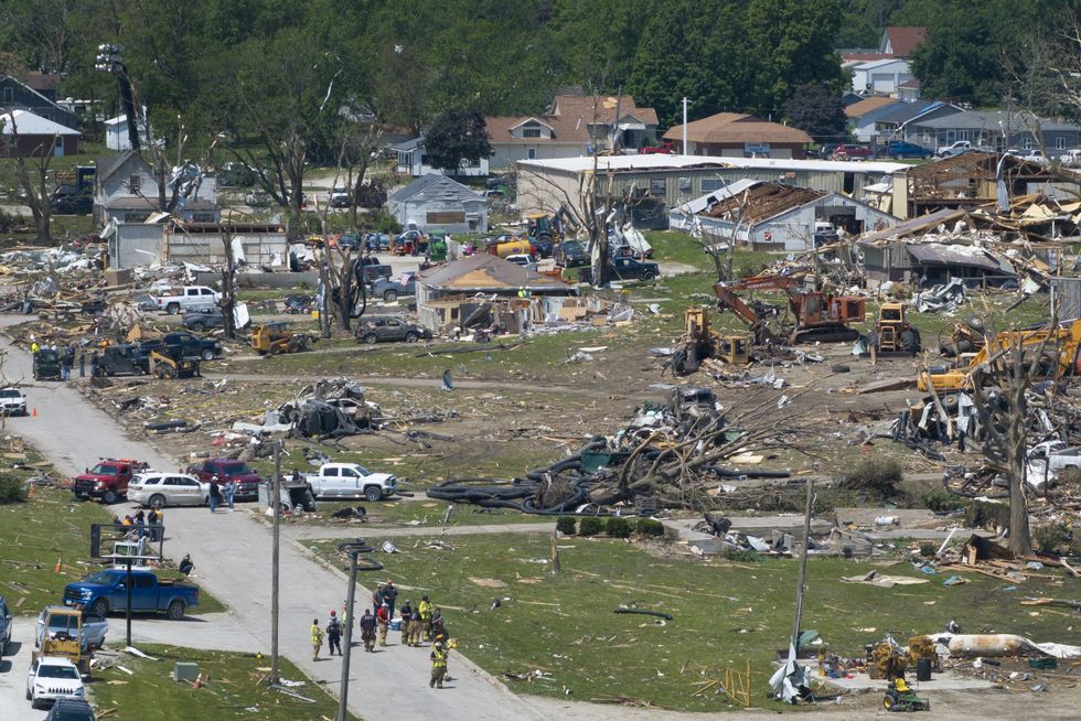 The tornado\u2019s aftermath in Greenfield, Iowa.
