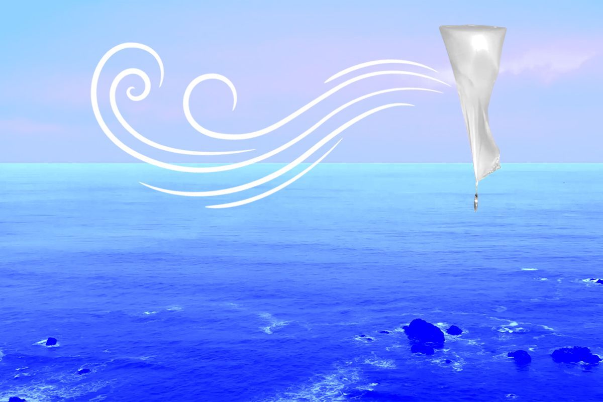 A WindBorne Systems balloon.