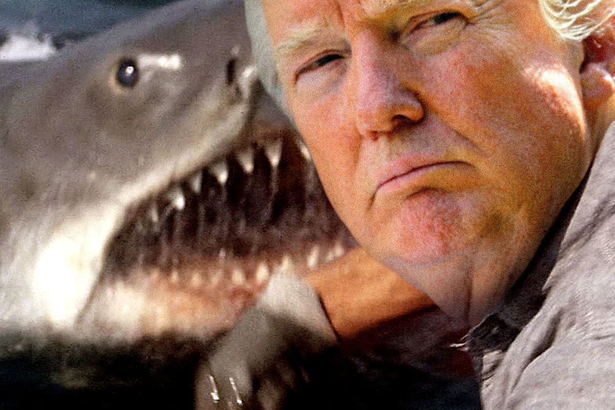 Donald Trump and Jaws.