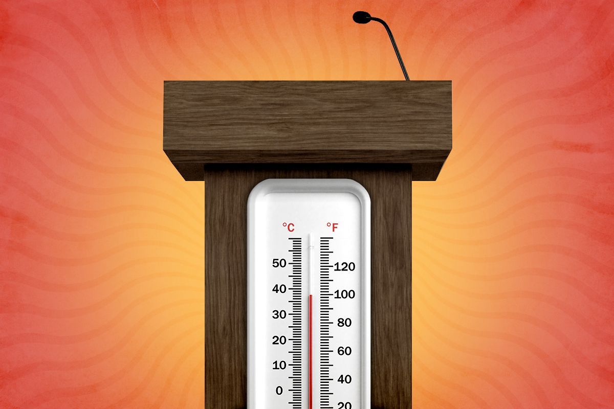 A podium thermometer.