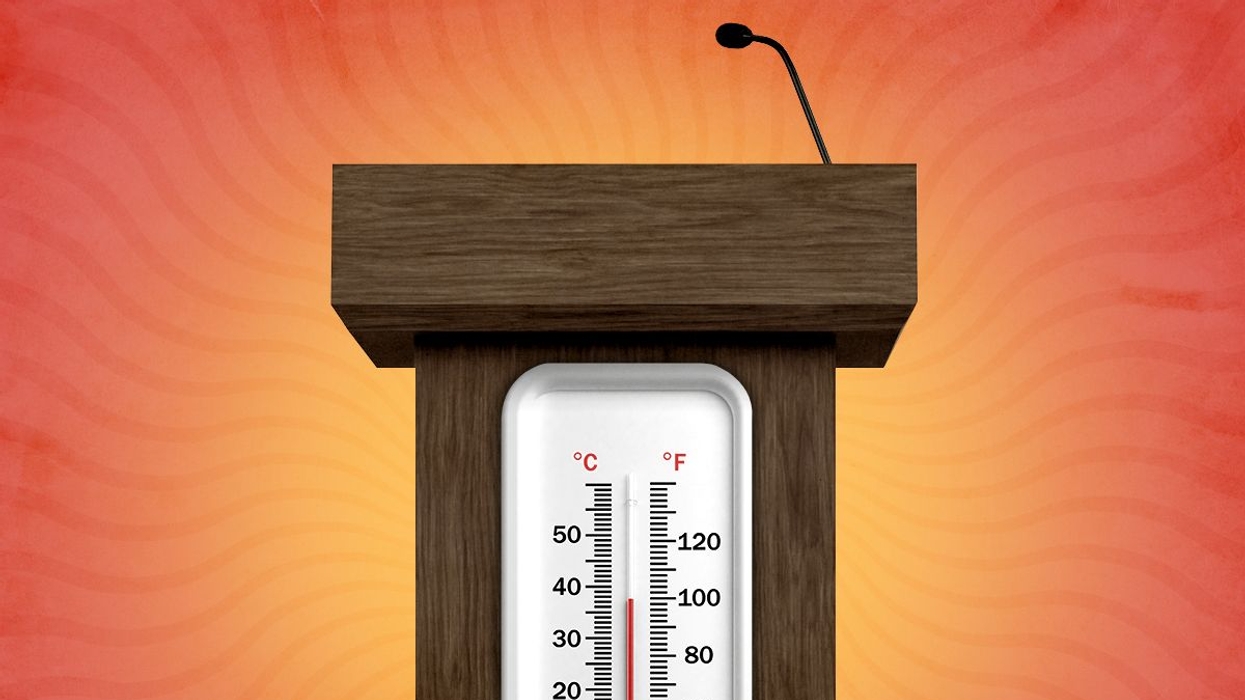 A podium thermometer.