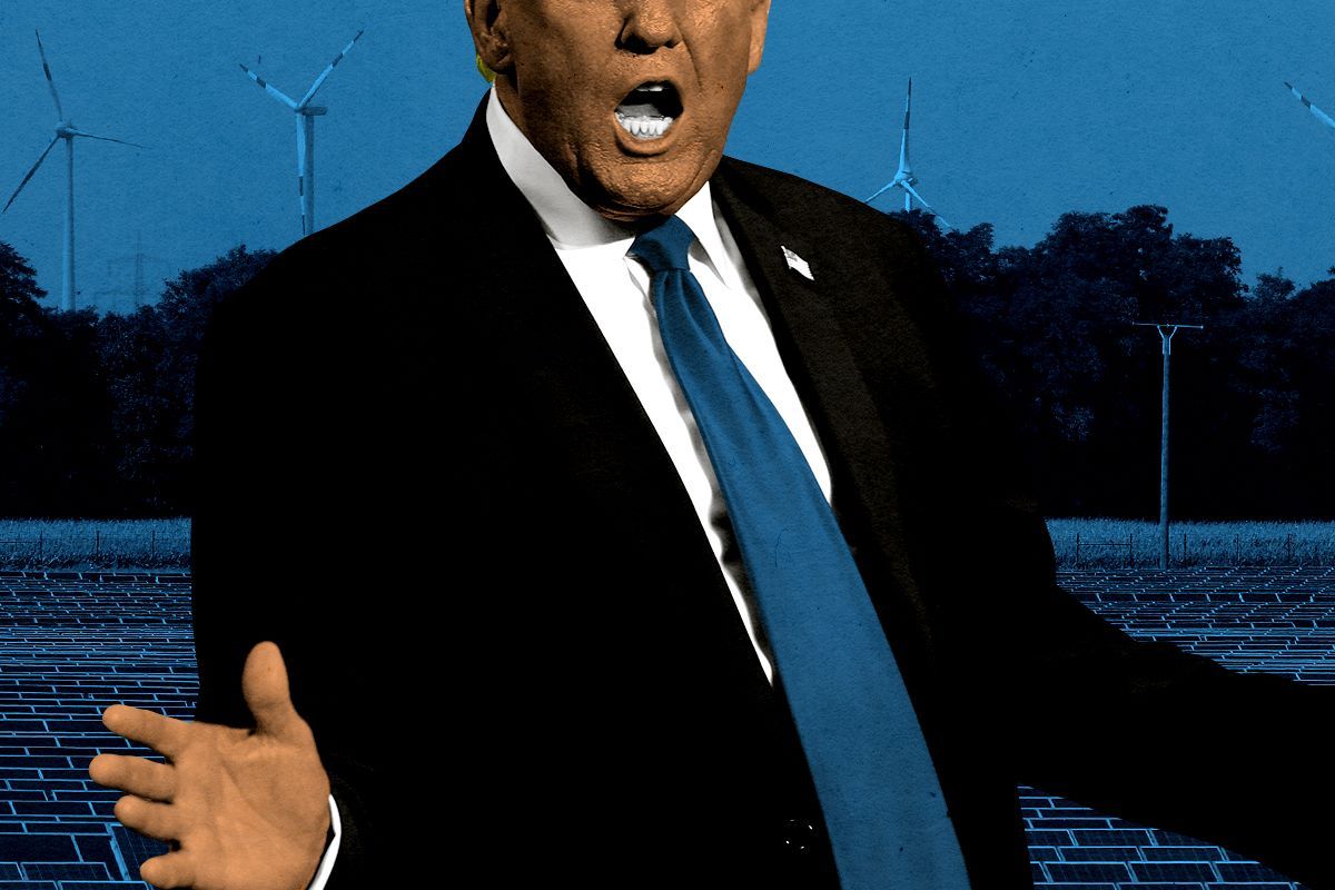 Donald Trump and wind and solar power.