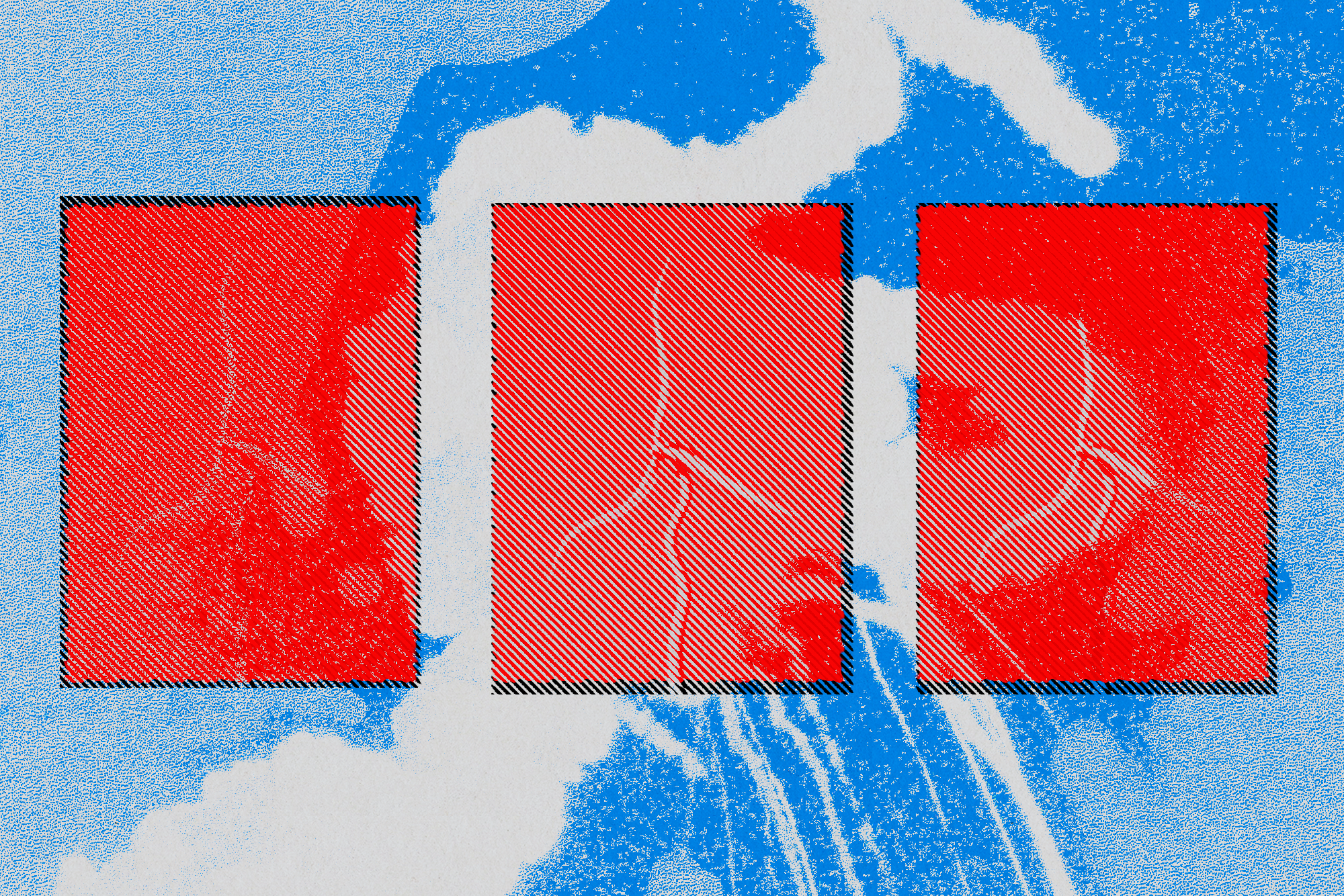 Weird wind turbines.