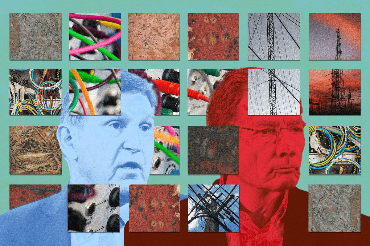 Manchin, Barrasso, and wires.