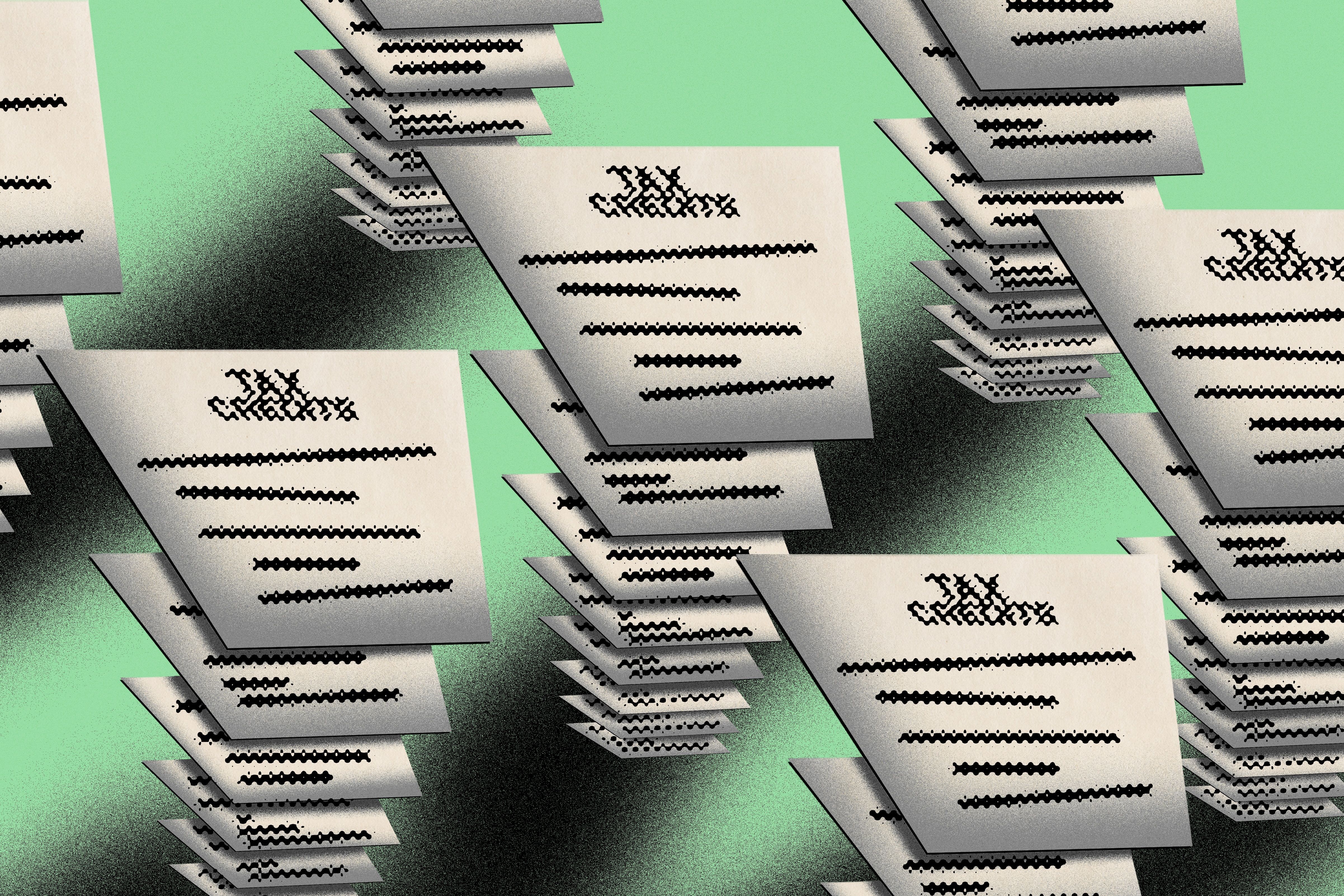 Stacks of tax credits.