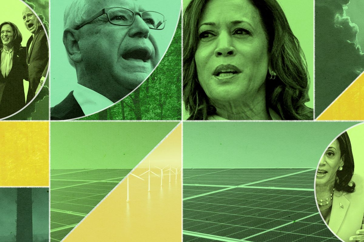 Kamala Harris and Tim Walz.