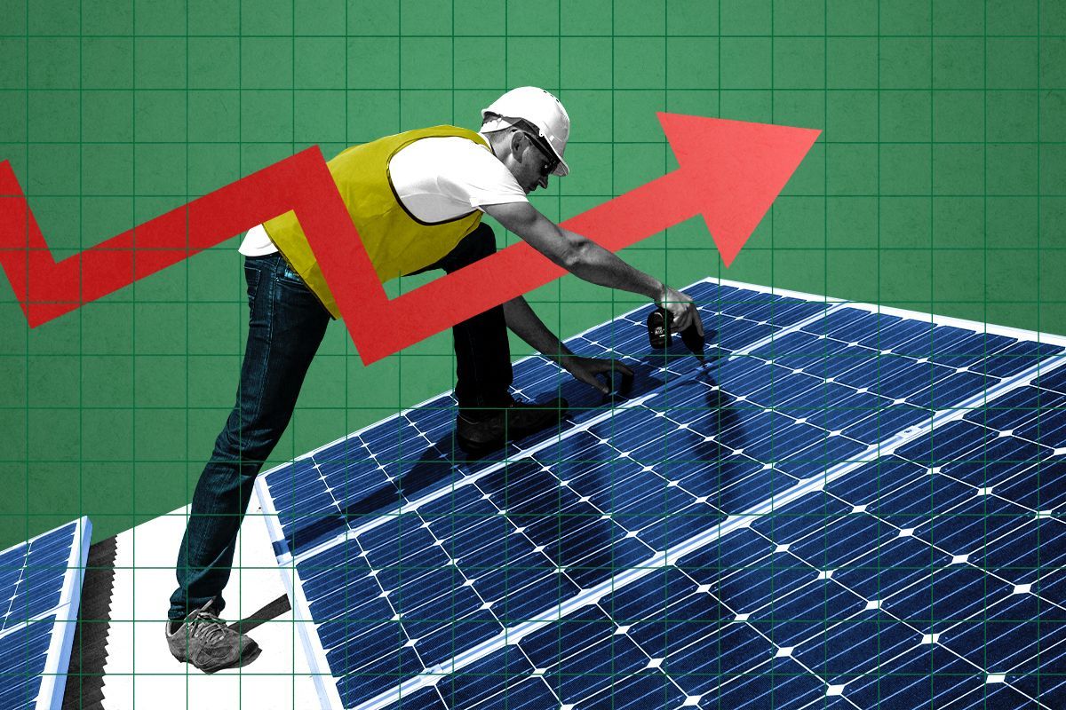 A solar panel installer.