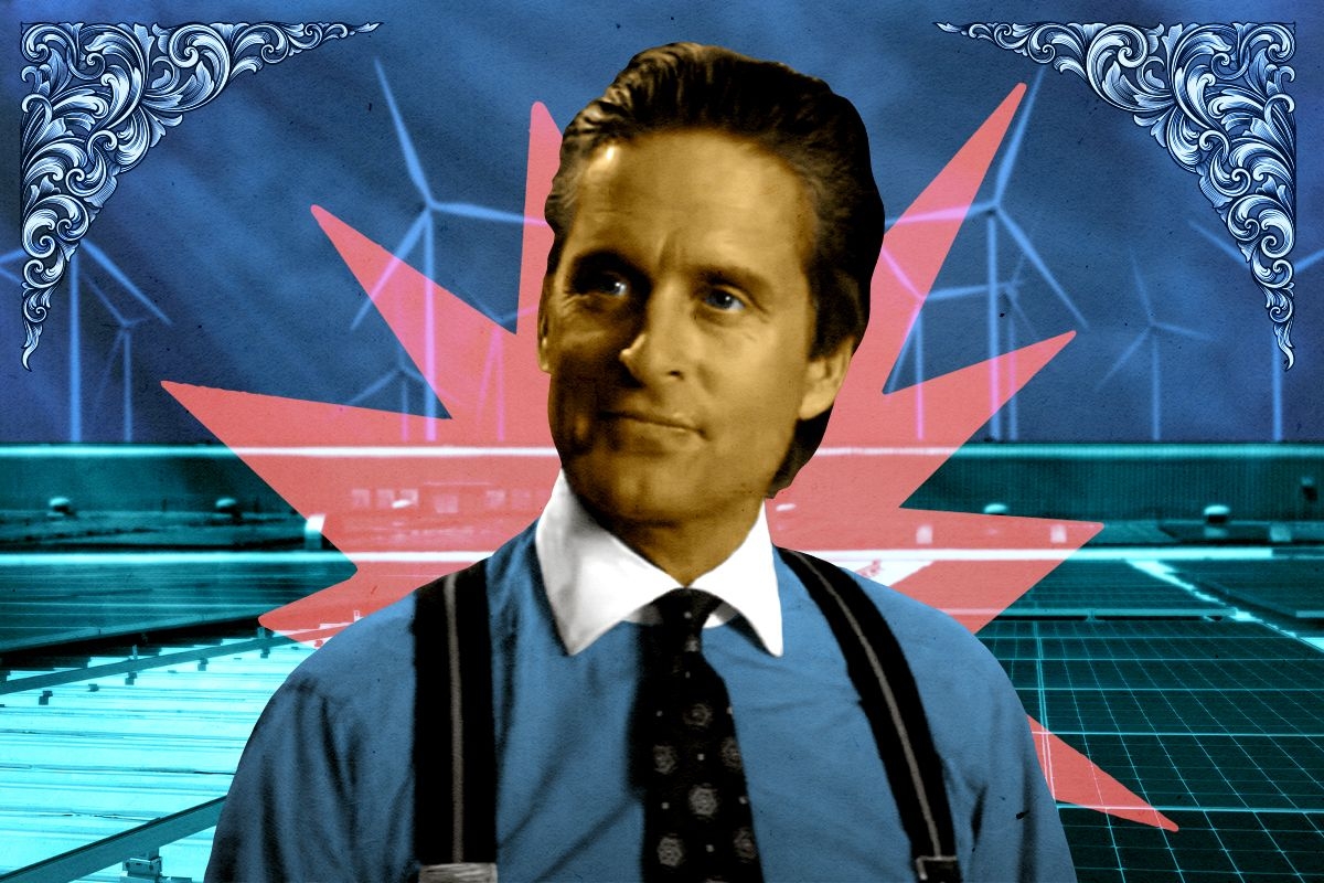Gordon Gekko.