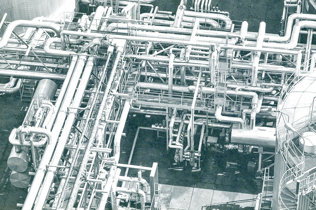 A gas plant.