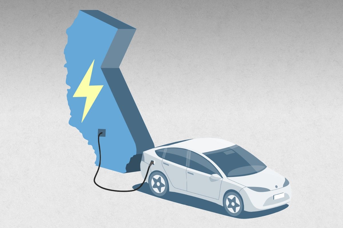 California and an EV.