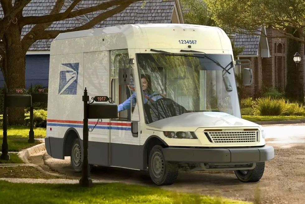 A new USPS truck.