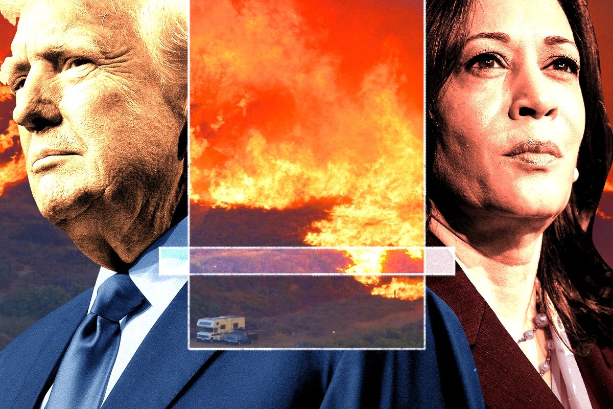 Donald Trump and Kamala Harris.