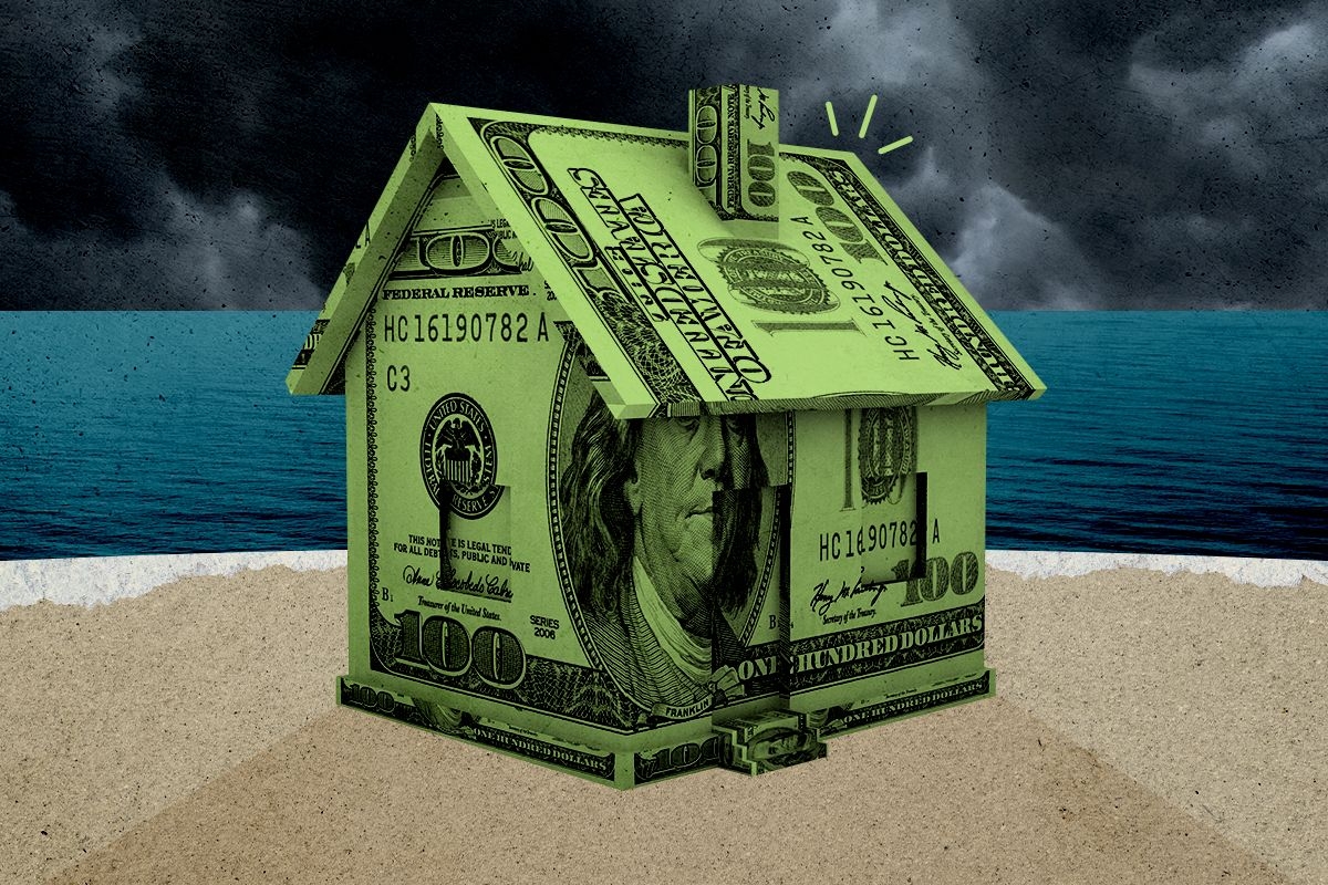 A house made of money.