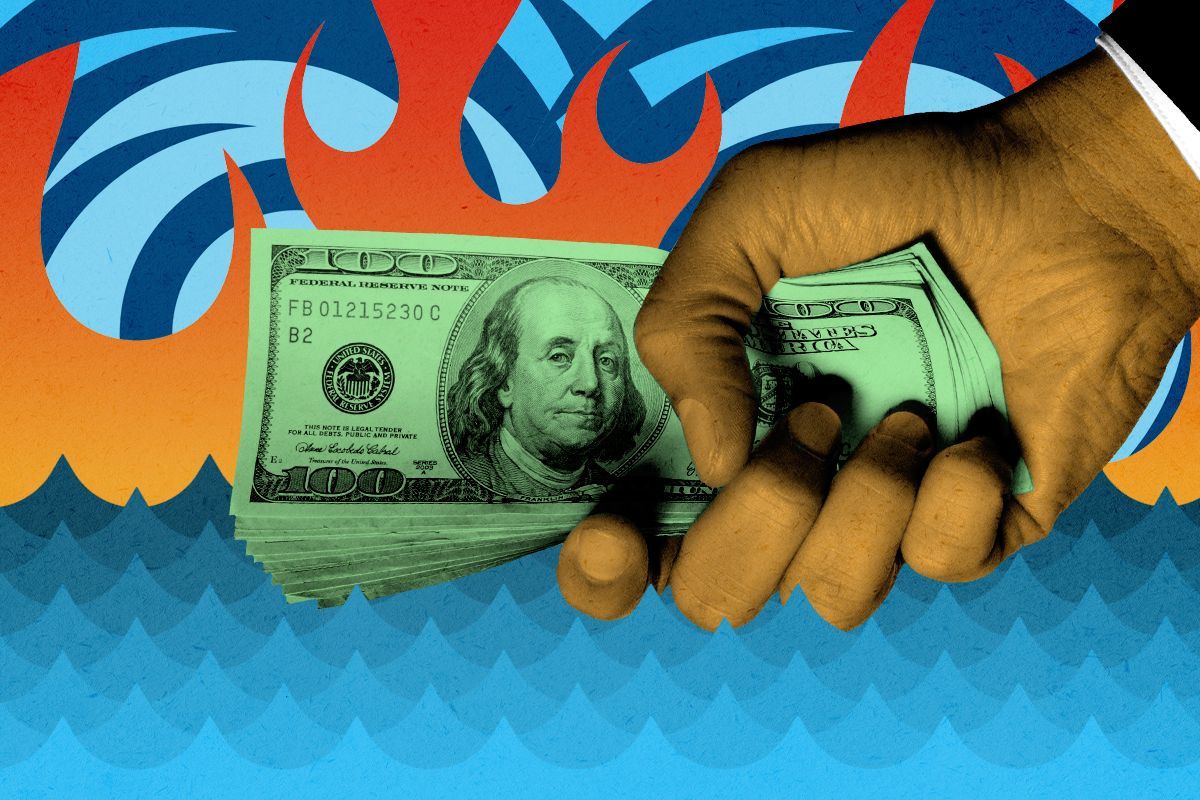 Money and disasters.