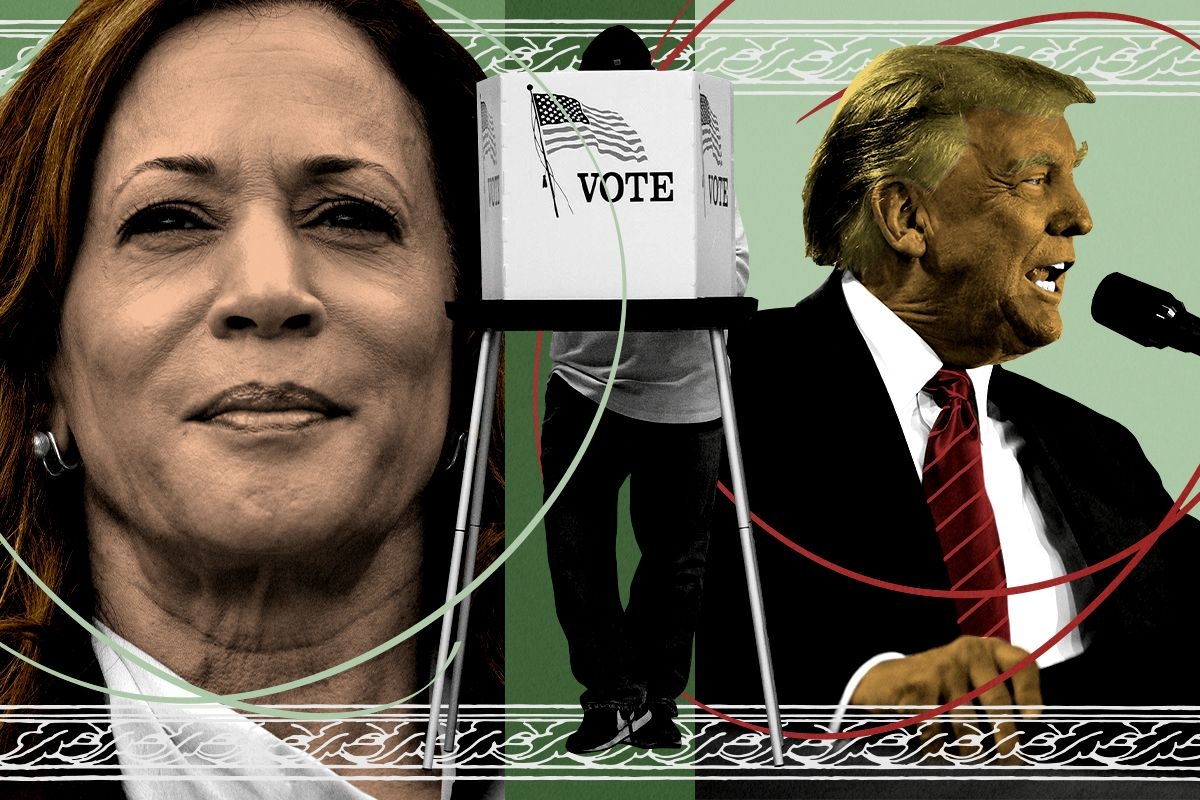 Kamala Harris and Donald Trump.