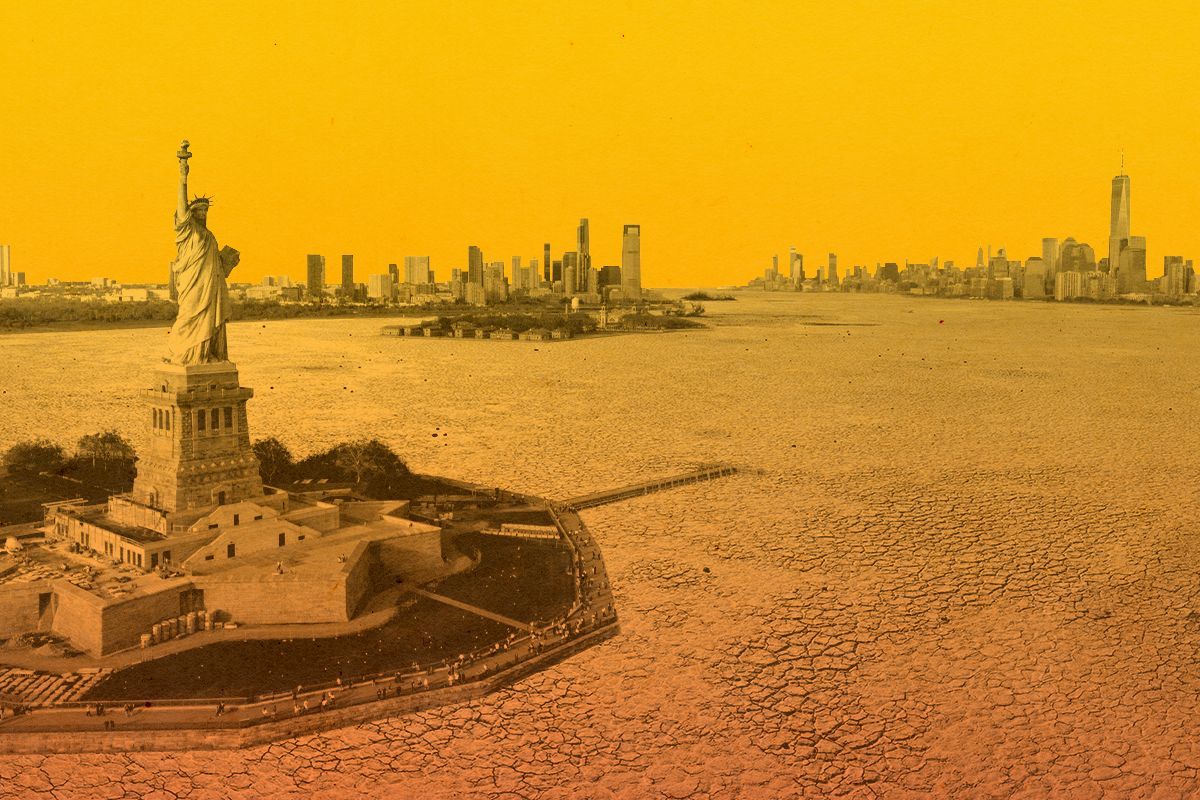 A drought-stricken New York.